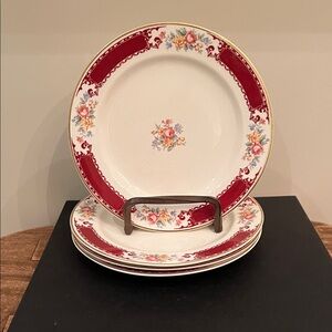 Vintage Homer Laughlin salad plate set of 4 plates